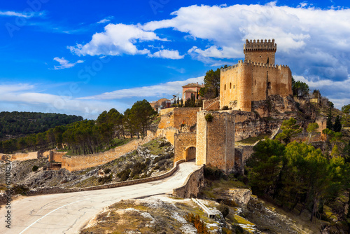 impressive medieval castle Alarcon, Spain photo