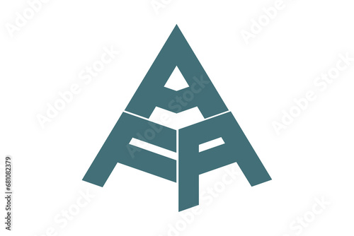 AFA, AF, logos. Abstract initial monogram letter alphabet logo design