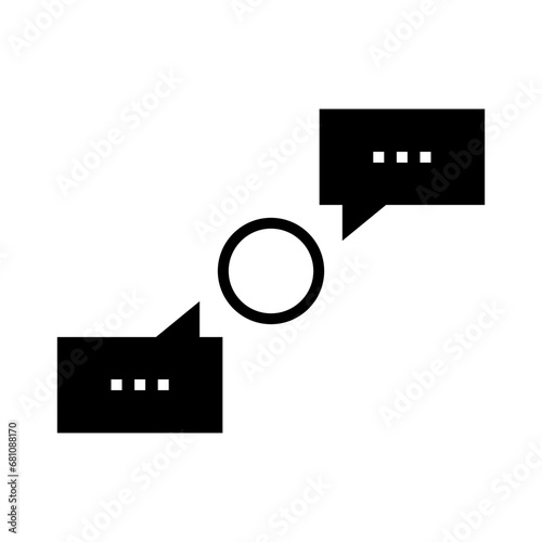Chat icon. Communication icon