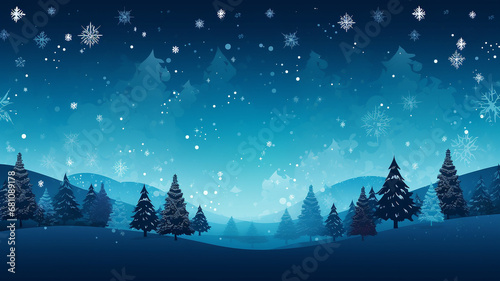 Christmas background Template © Olga