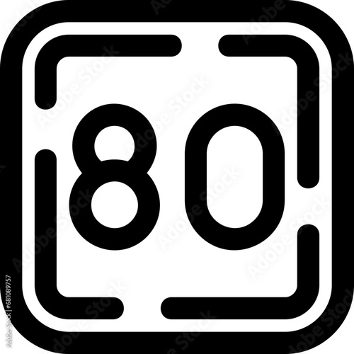 Eighty Icon