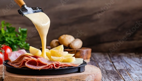 Convivialité Rustique : Raclette Montagnarde Traditionnelle photo