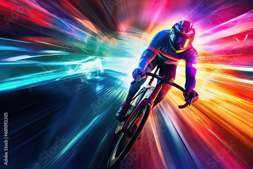 Cycling Through the Colorful Neon Tunnel of Speed Generative AI