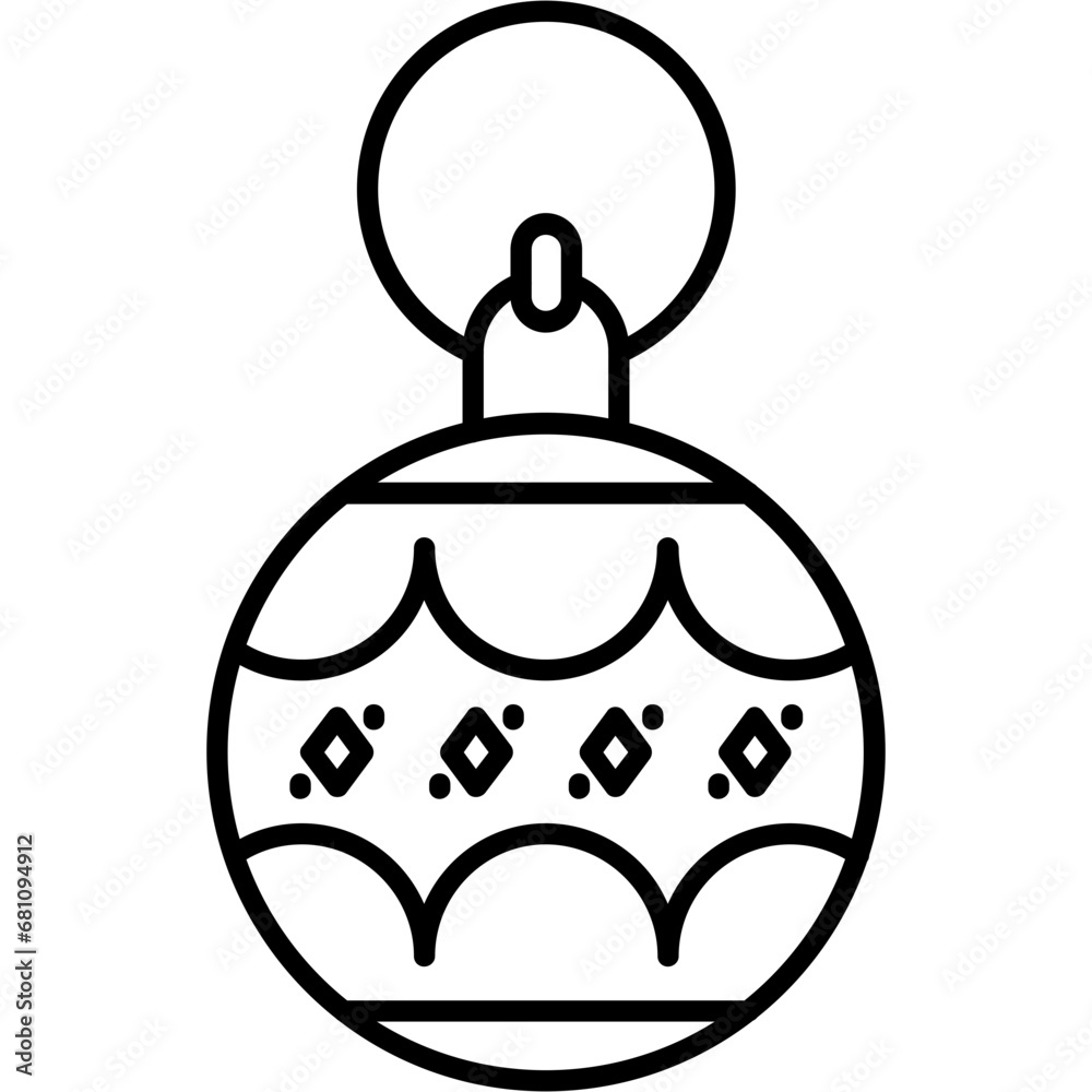 Obraz premium Bauble Icon