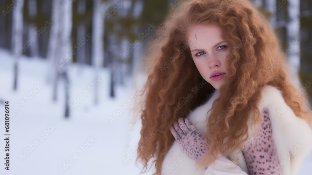 Beautiful woman portrait photography, photo, pretty girl, winter fashion, Generative AI Beautiful woman portrait photography, photo, pretty girl, winter fashion, Generative AI