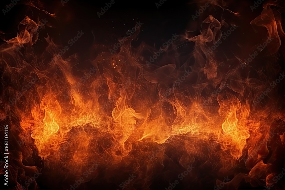 fire background banner