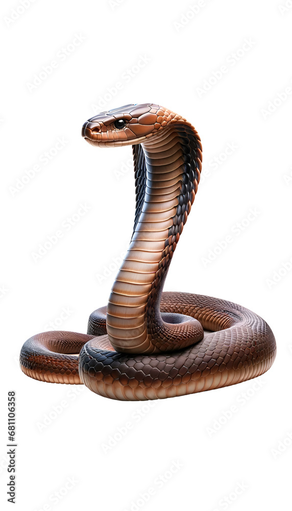 Fototapeta premium Dangerous cobra snake.