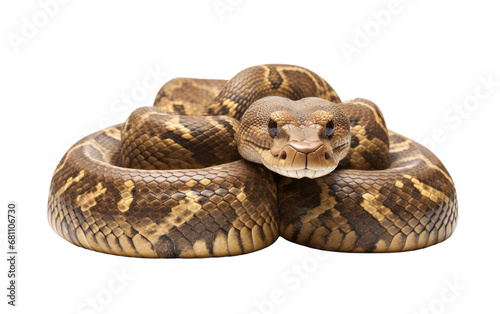 Slithering Python Doll Soft and Slithery Python on a White or Clear Surface PNG Transparent Background