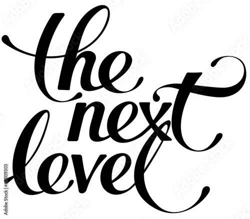 The next level - custom calligraphy text
