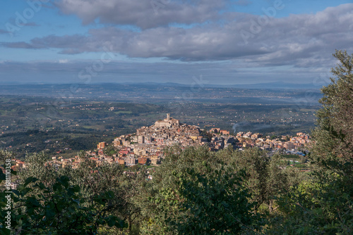 overview of the beautiful Lazio village of Palombara Sabina © tiziana