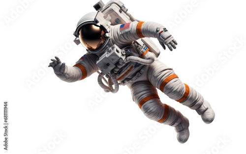 A Close Encounter with Space Exploration on a Clear Surface or PNG Transparent Background.