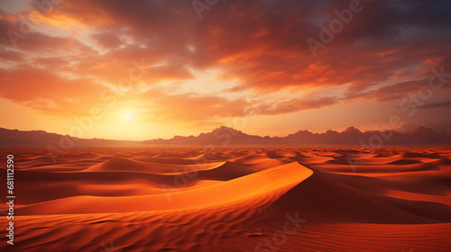 sand dunes in the desert at sunset © Love Mohammad