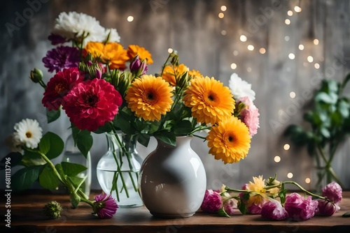 Flower vase on the table © Amazing-World