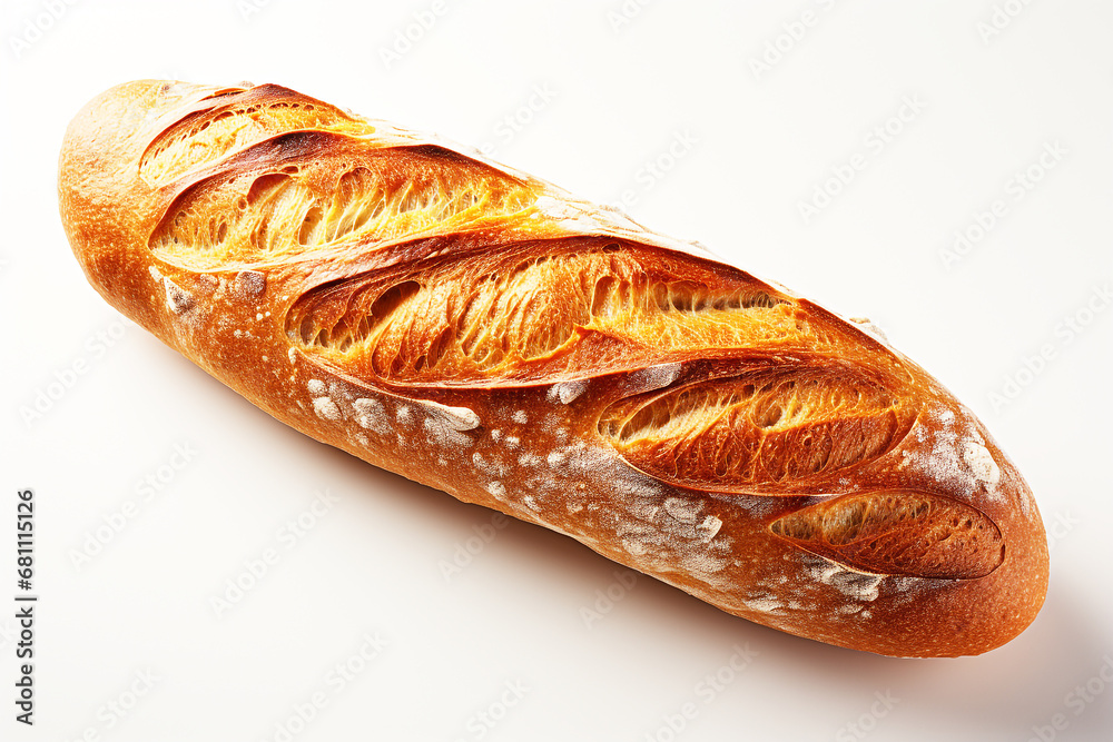 Bread isolated on white background Bread isolated on white background