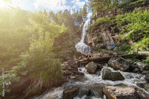 Waterfall Kamishlinsky in t...