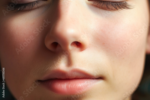 Pensive Gaze: Intimate Eye Close-Up