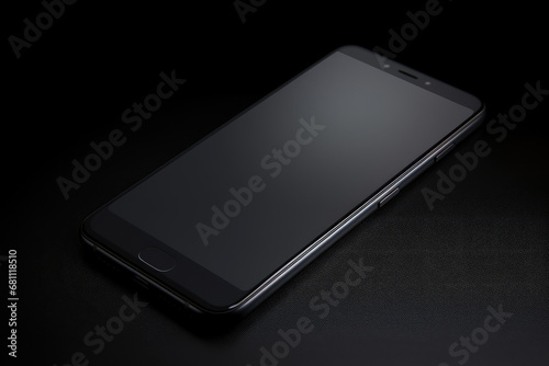 Silent Smartphone on Dark Surface