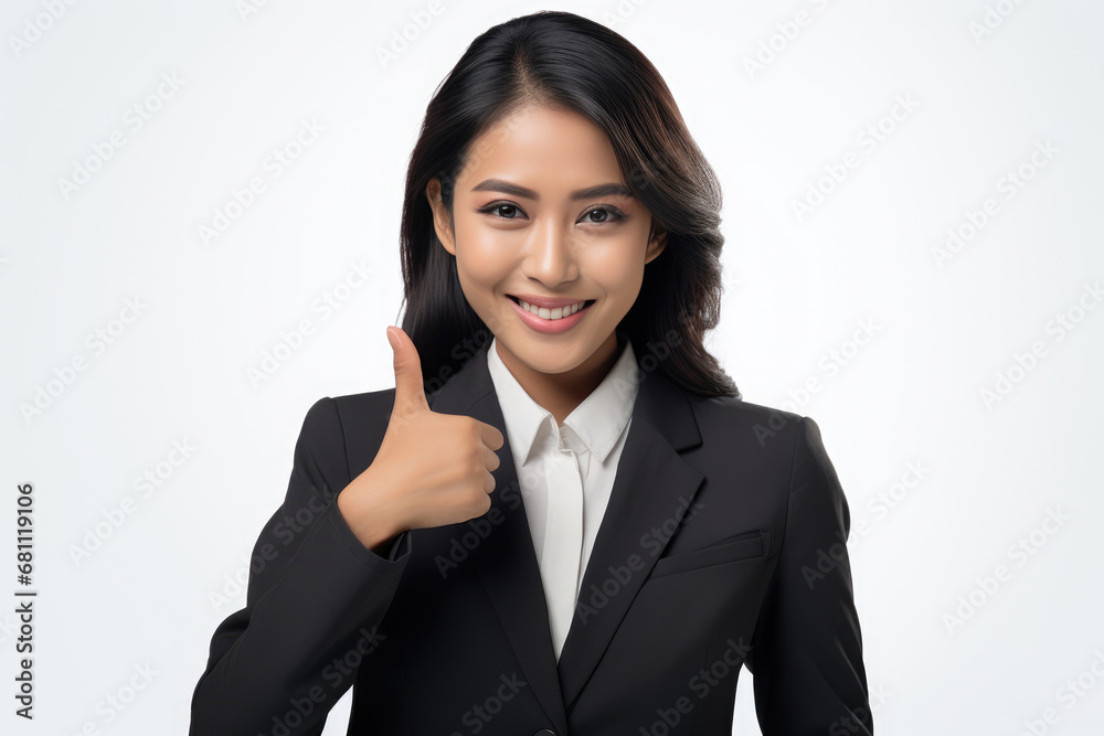 Vibrant Asian Businesswomen Expressing Positivity Vibrant Asian Businesswomen Expressing Positivity
