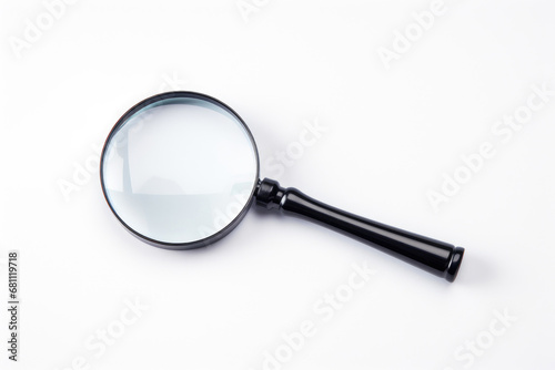 Sleek Black Loupe on Bright Background