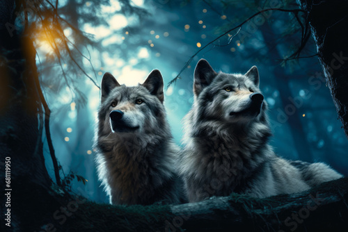 Midnight Wolves: A Forest Ballet