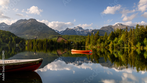 Strbskie Pleso in Slovakian Tatra mountains