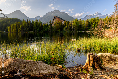 Strbskie Pleso in Slovakian Tatra mountains
