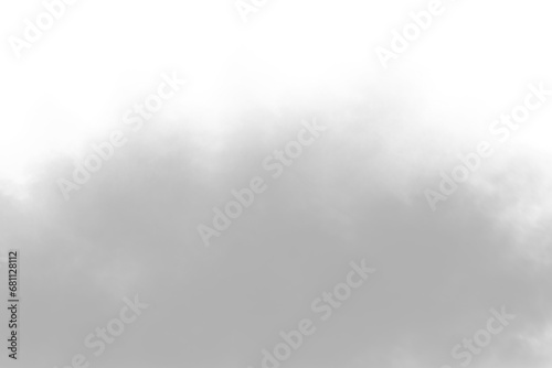 cloud of smoke on transparent background. Smoke texture background
