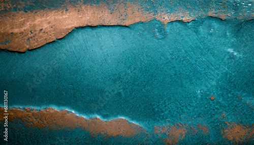 blue copper plate with visible details © Ernest