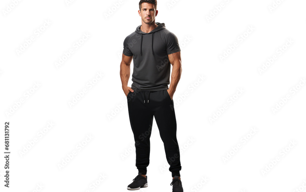 A Realistic Image of the Personal Trainer Outfit on a Clear Surface or PNG Transparent Background. A Realistic Image of the Personal Trainer Outfit on a Clear Surface or PNG Transparent Background.