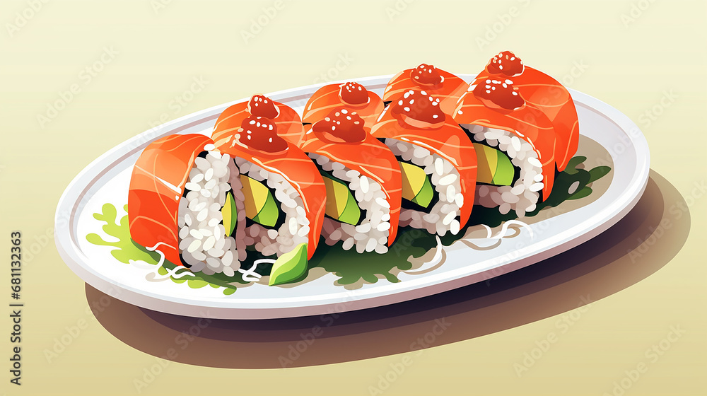 Gourmet Sushi Icon