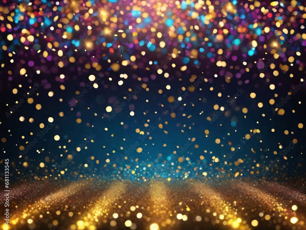 gold and full color rainbow abstract bokeh glitter golden background, dark and luxury for jewelry gold and full color rainbow abstract bokeh glitter golden background, dark and luxury for jewelry