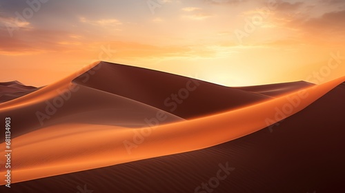 Sands of Enchantment: Psychic Waves in the Desert Sunset
