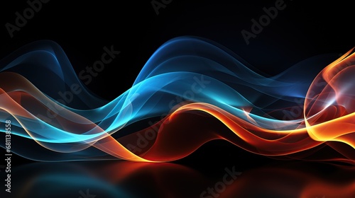 Creative concept art new idea innovation abstract neon background