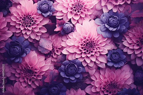 Beautiful flower patterns. Floral background © lmot11