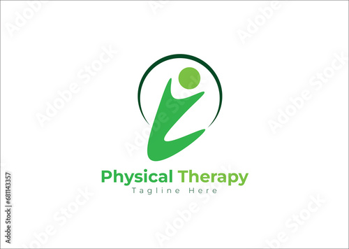 Branding identity corporate logo design template, Physical Therapy logo