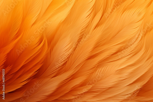 yellow and orange feathers