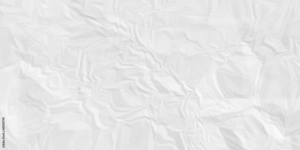 Obraz premium White paper crumpled texture. white fabric textured crumpled white paper background. panorama white paper texture background, crumpled pattern texture background.
