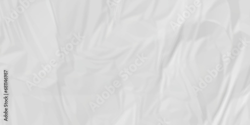 Abstract White paper crumpled texture. white fabric textured crumpled white paper background. panorama white paper texture background, crumpled pattern texture background.
