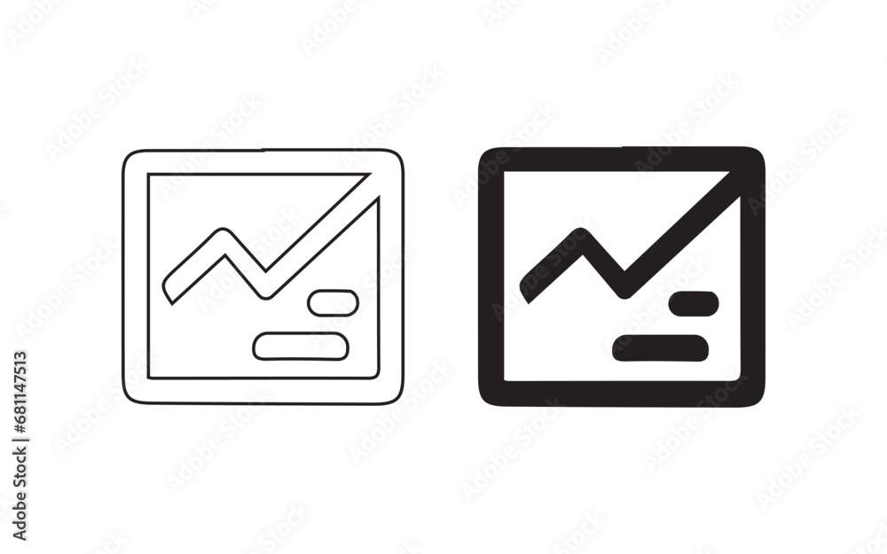 Icon set for catalogs. Isolated on a white background, a basic collection of vector icons for site design
