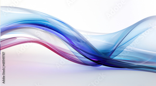 Transparent blue and purple flow background