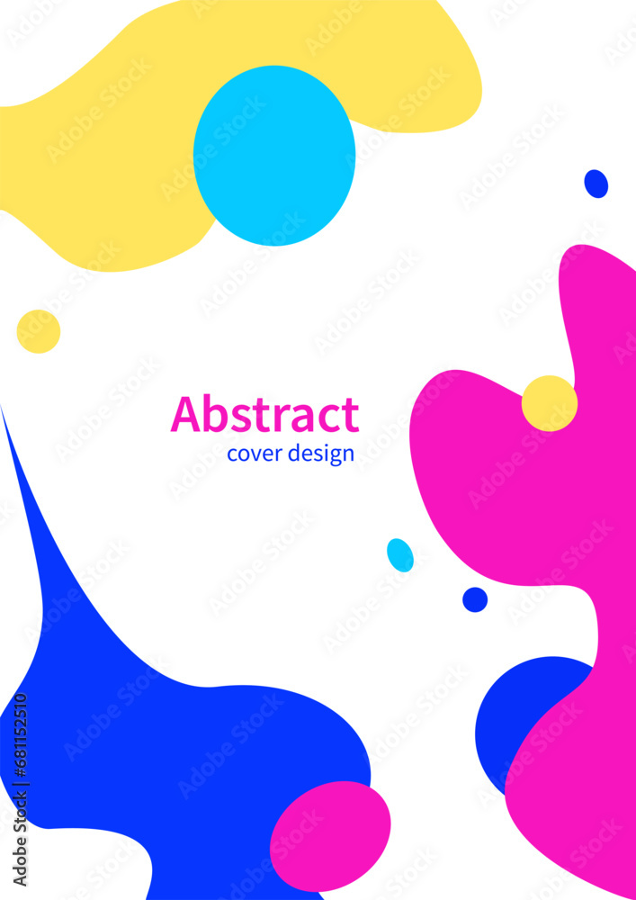 Bright cover template design copy space. Vector abstract drawing. Flat style Bright cover template design copy space. Vector abstract drawing. Flat style