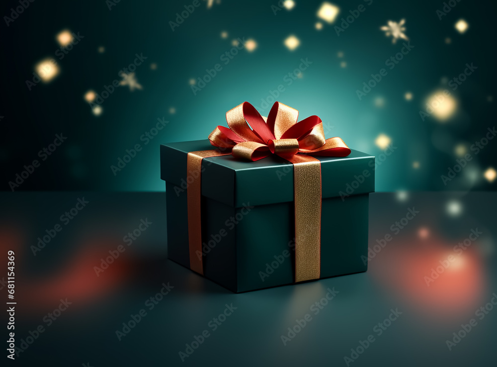 A stack of wrapped presents sitting on top of a wooden table A stack of wrapped presents sitting on top of a wooden table