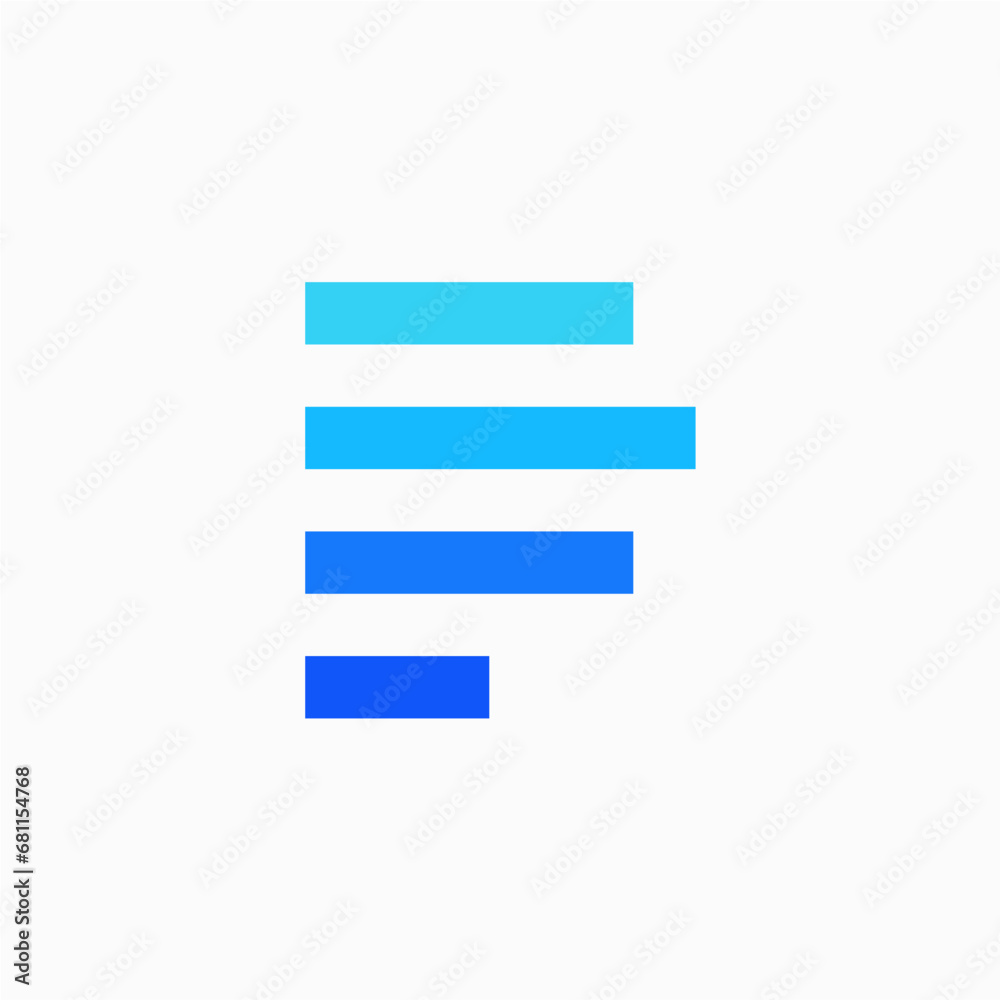 letter p, pl abstract initial logo design vector