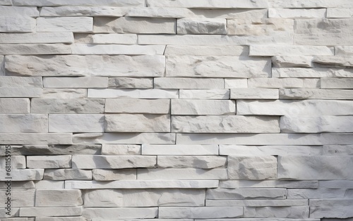 Modern white stone cladding, architectural wall detail