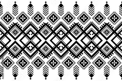 Seamless pattern, Navajo tribe. Native American ornaments, Southwestern national decorating style, Mexican blankets, rugs, sarongs, dresses, curtains, pillows and shawls. White background.