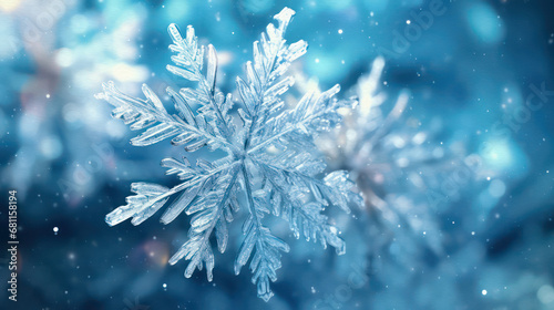 Winter time, Snowflake art, generative ai