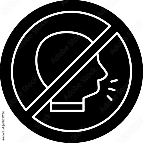 No shouting Icon