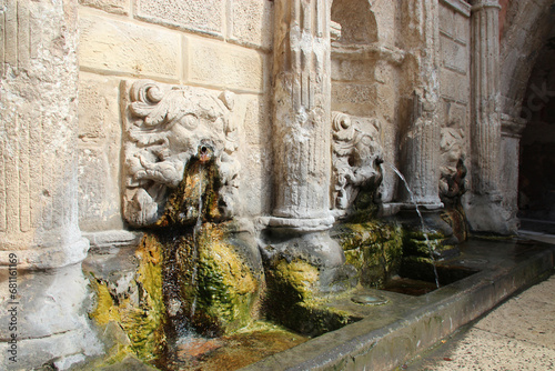 rimondi fountain in rethymno in crete in greece © frdric