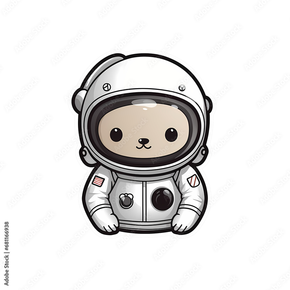 Astronaut kawaii sticker png transparent file Astronaut kawaii sticker png transparent file