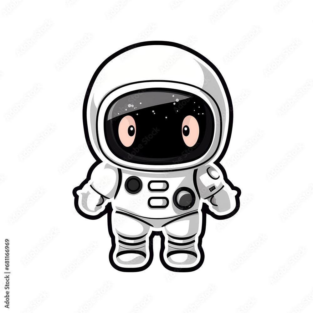 Astronaut kawaii sticker png transparent file Astronaut kawaii sticker png transparent file